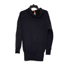 Lucy Activewear Womens Cowl Neck Sweatshirt Size Small Petite‎ Gray Athleisure